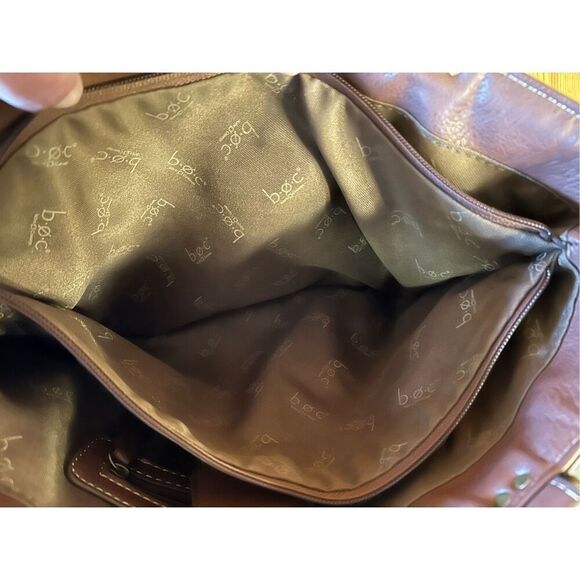 B.O.C. Born Concepts Womens Faux Leather Handbag Brown Tan - Picture 10 of 11